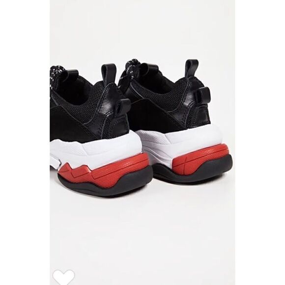 Jeffrey campbell black/white/red Lo-Fi women's trainer sneakers sz 7.5 - Picture 4 of 8